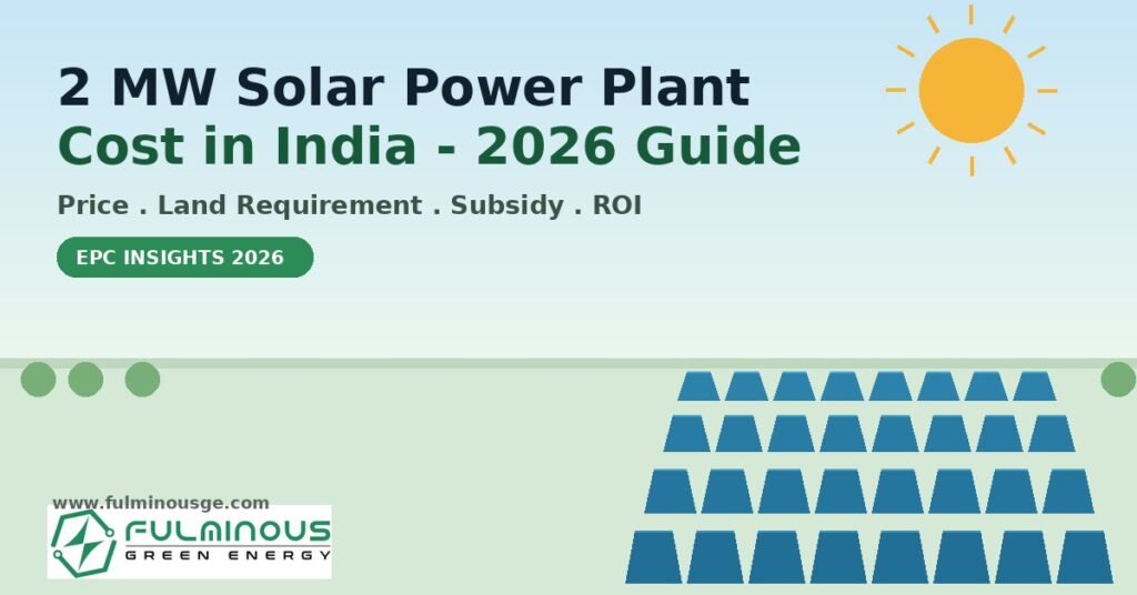 2 mw solar power plant cost featured image