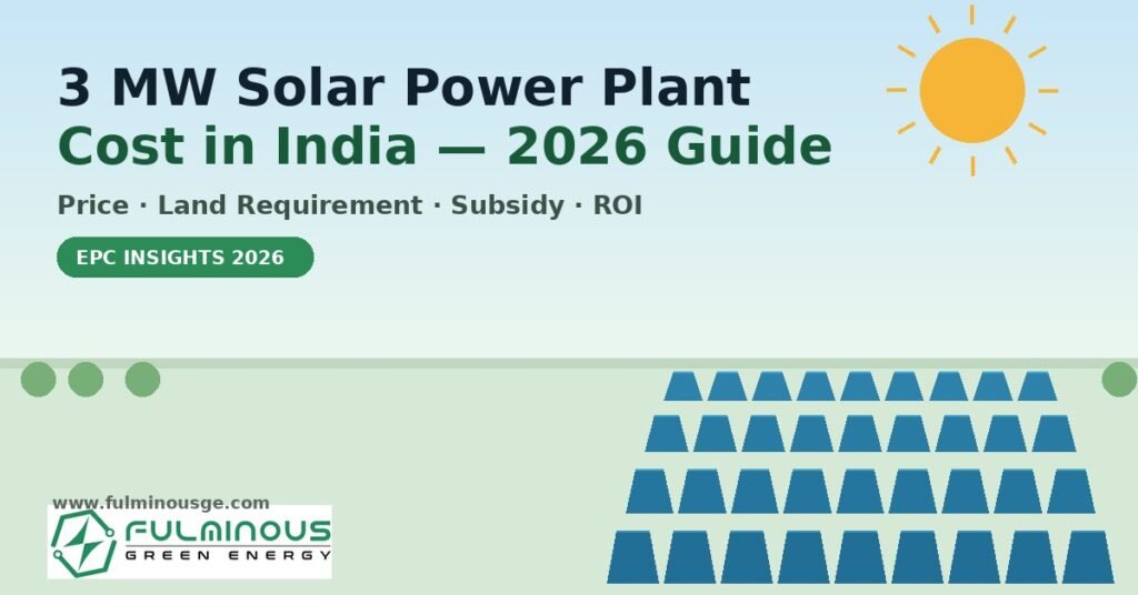 3mw solar power plant cost featured image