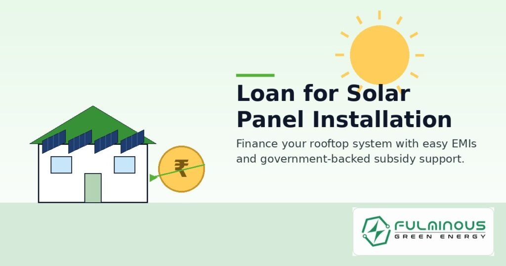 loan for solar panel installation