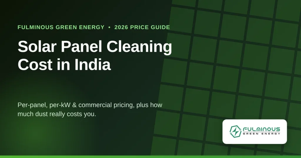 solar panel cleaning cost featured image
