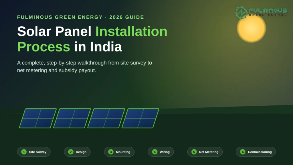 solar panel installation process